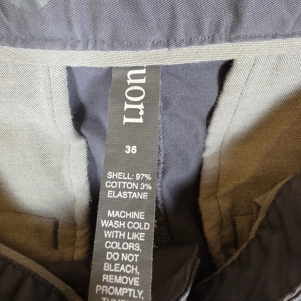 Vuori Fletcher Chino Pants Mens 36 Classic Meta Gray Stretch Performance Chino